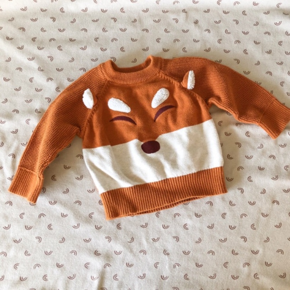 ❌SOLD❌Cat & Jack Fox Sweater